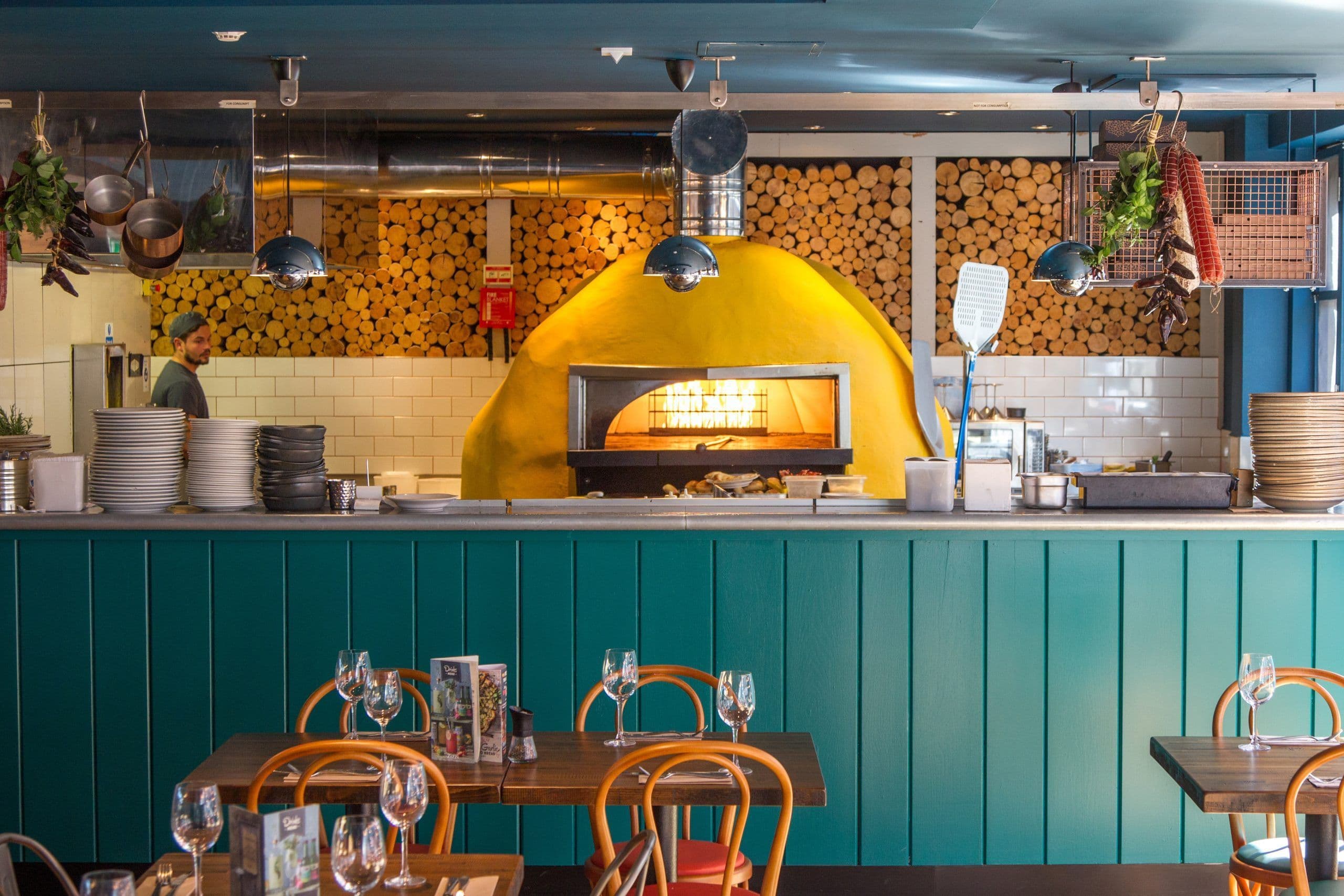 Zizzi Cambridge, Regents Street pizza oven