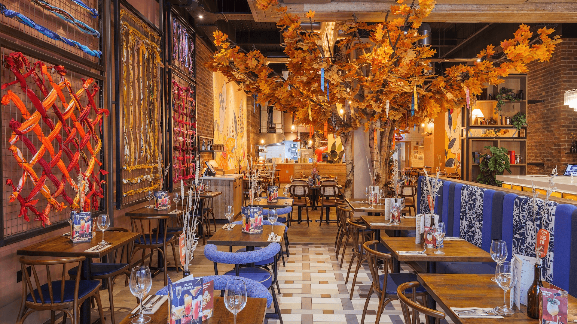 Interiors of Zizzi Derby