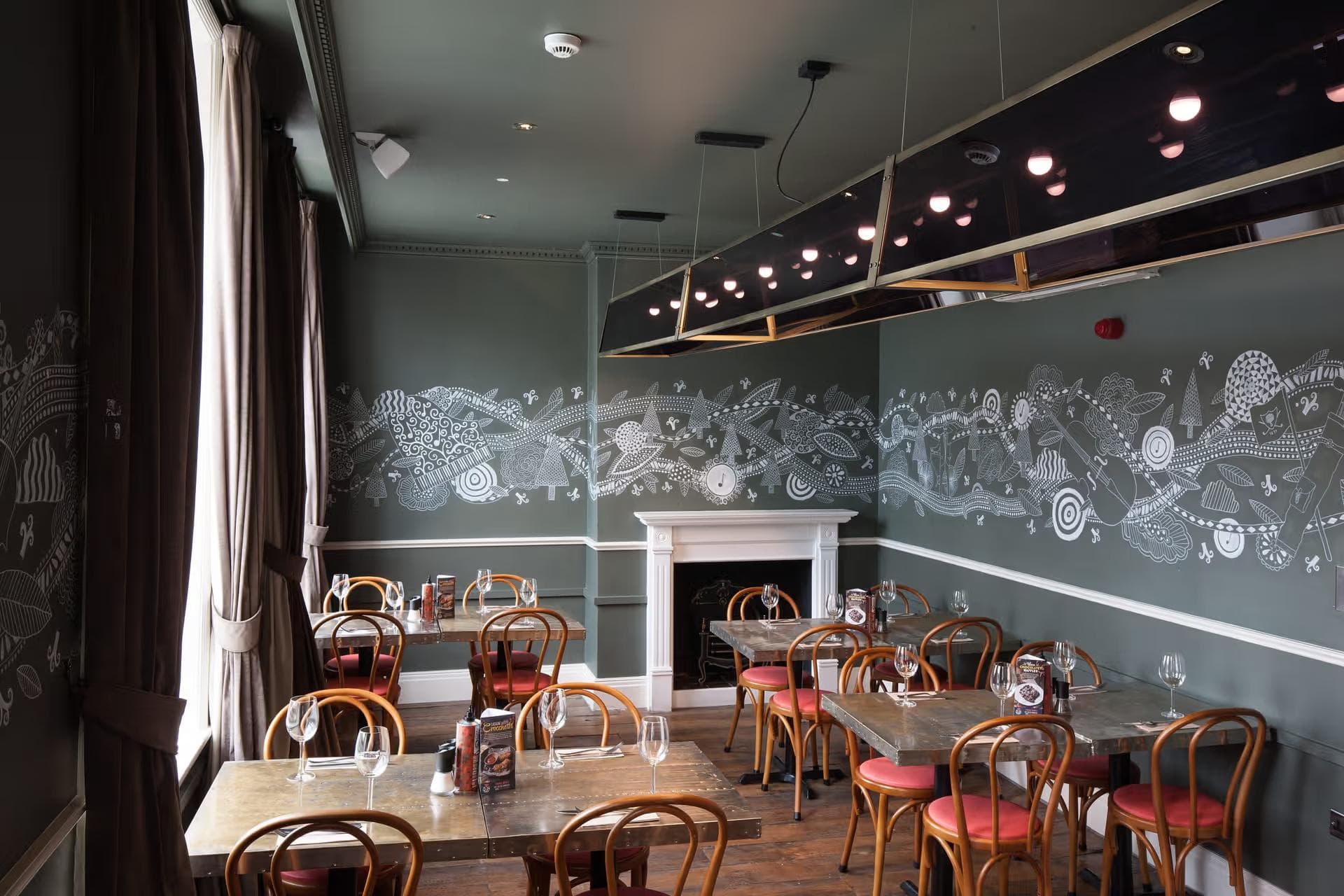 Private dining room at Zizzi Worcester