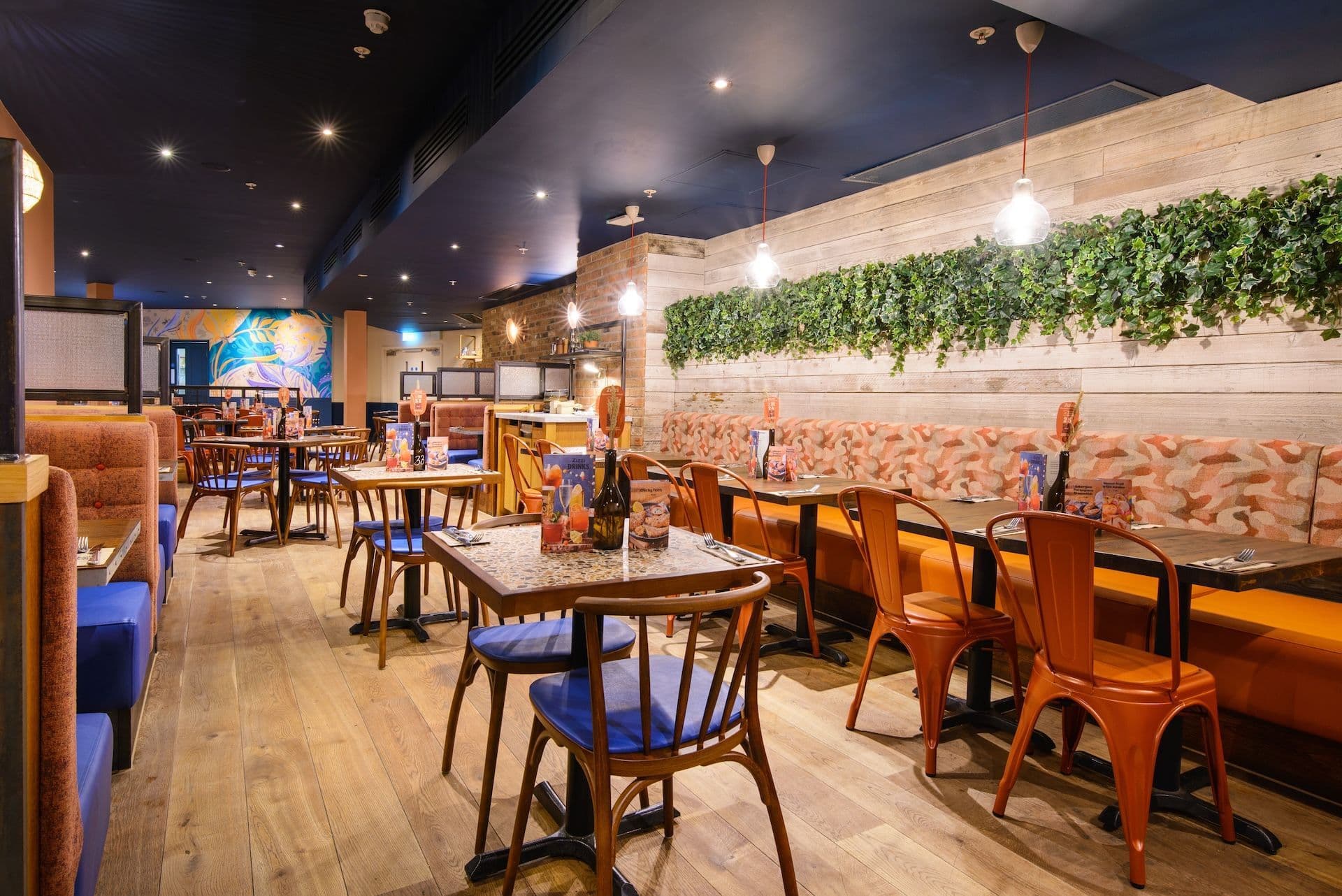Zizzi Manchester Corn Exchange seating