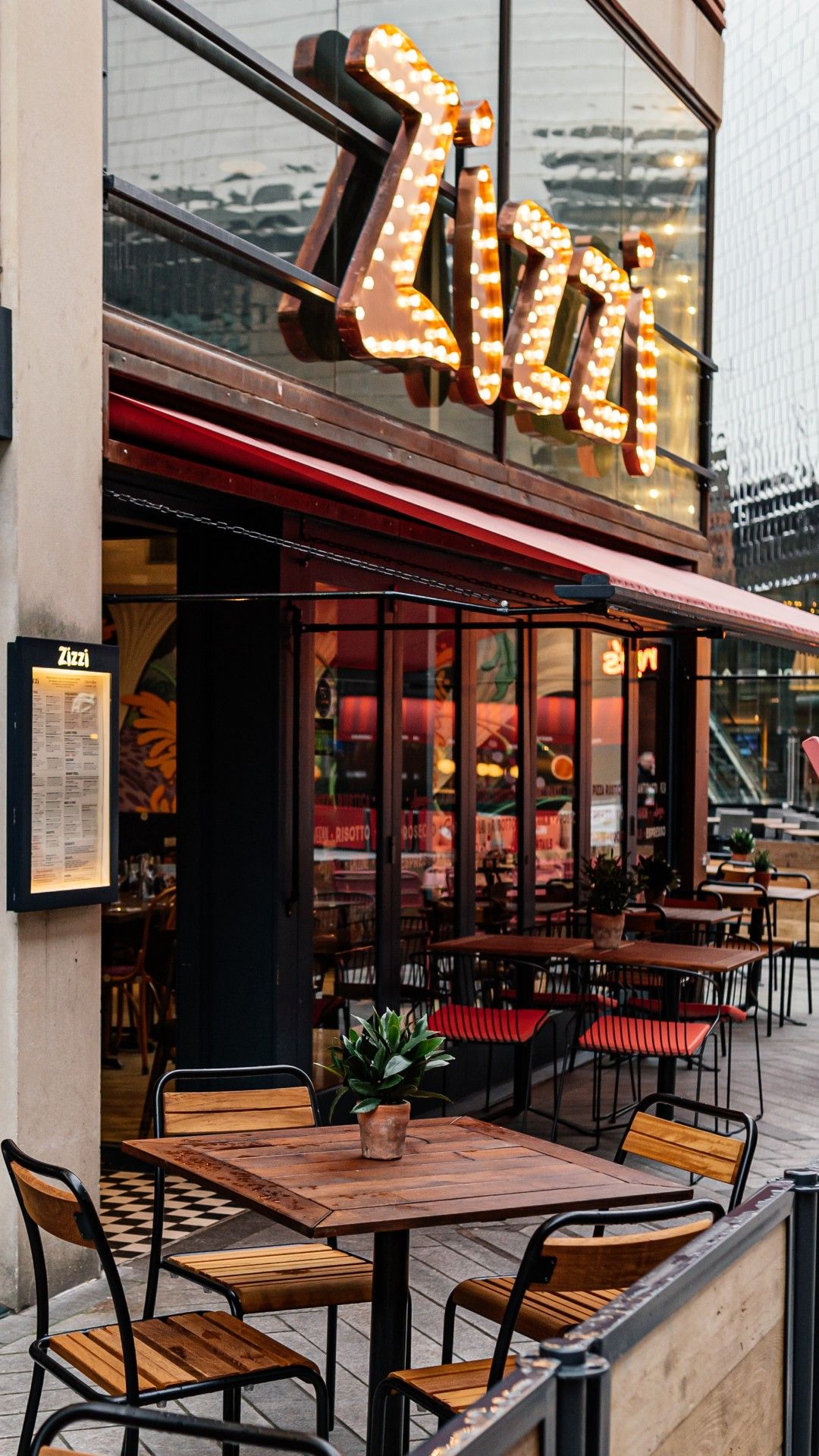 Exterior view Zizzi Leicester Highcross 