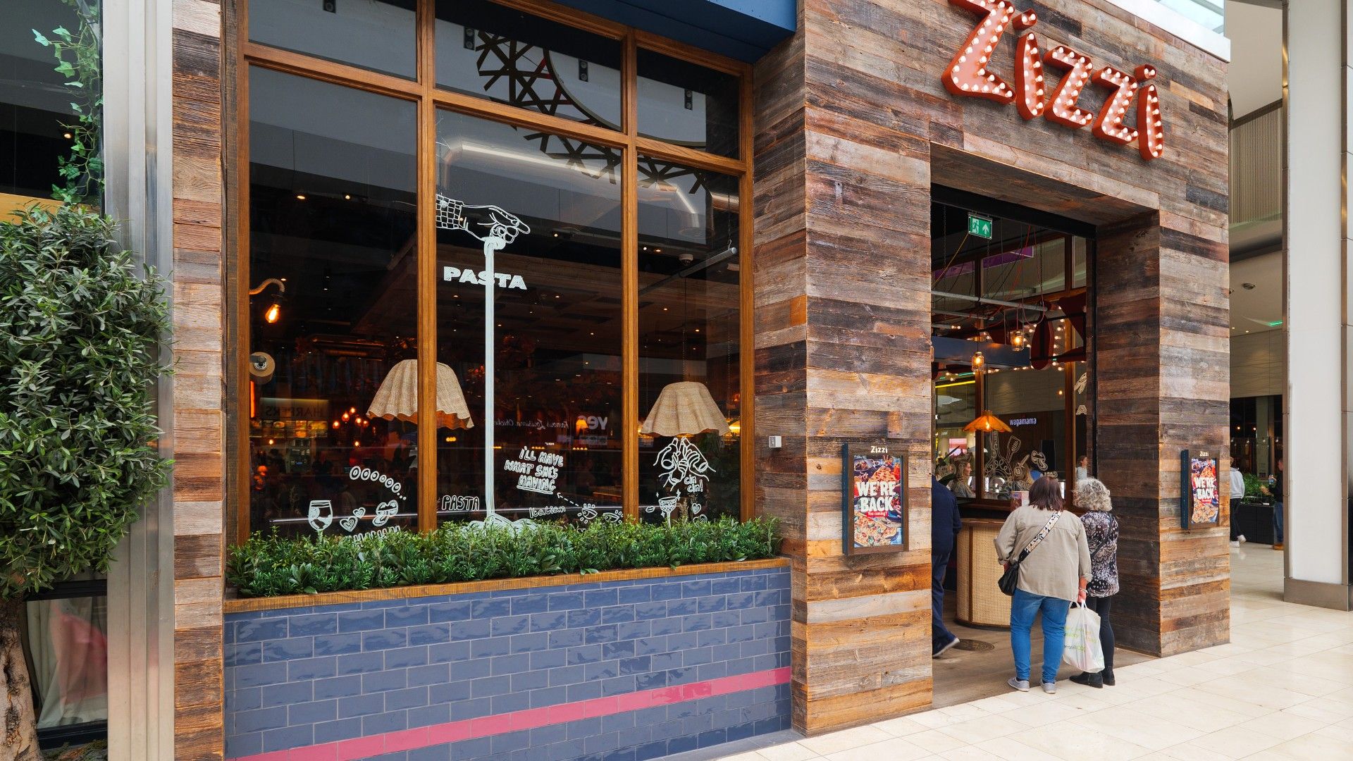 Exterior view of Zizzi Derby 