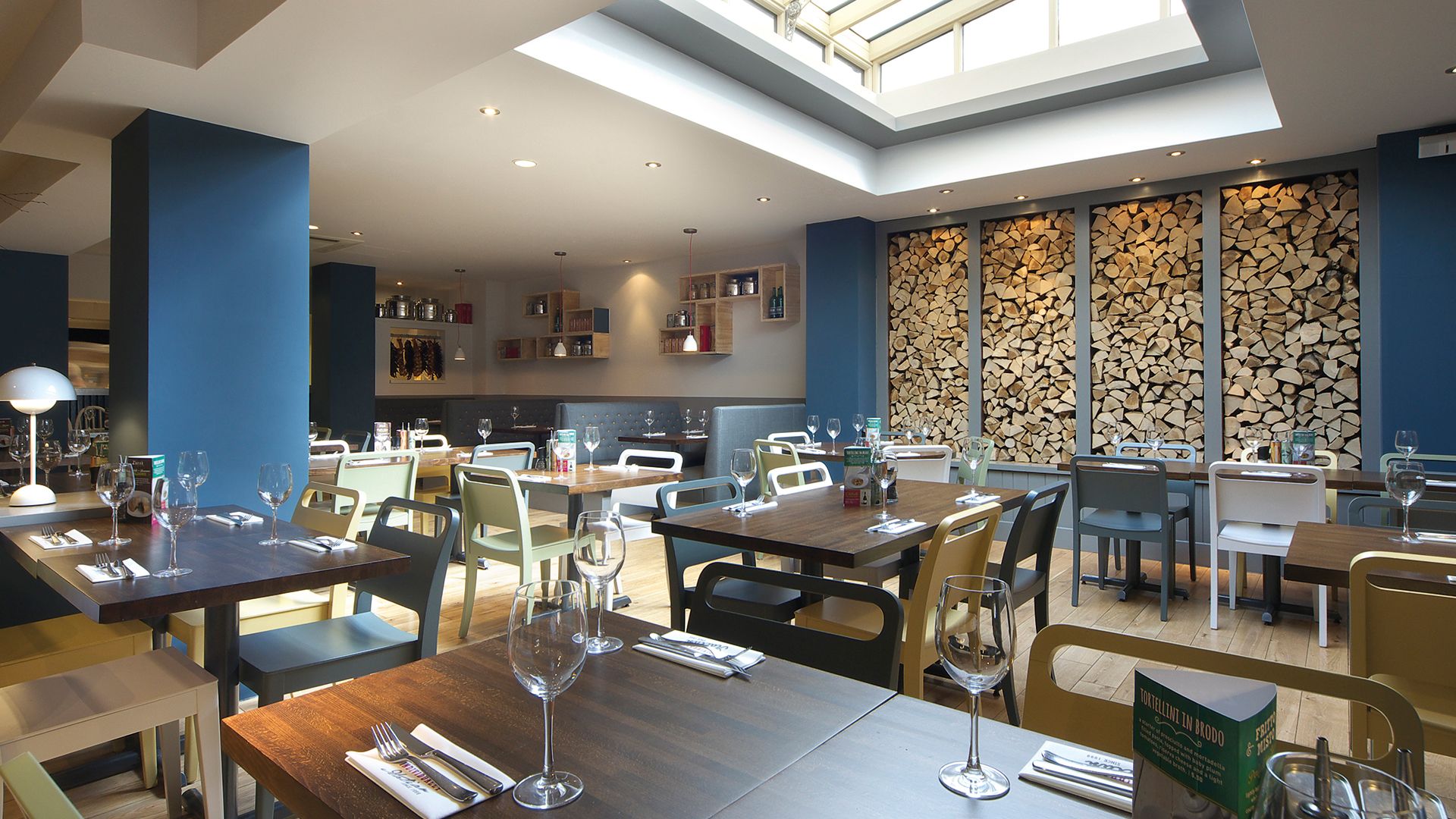 Tables and chairs Zizzi St Andrews 