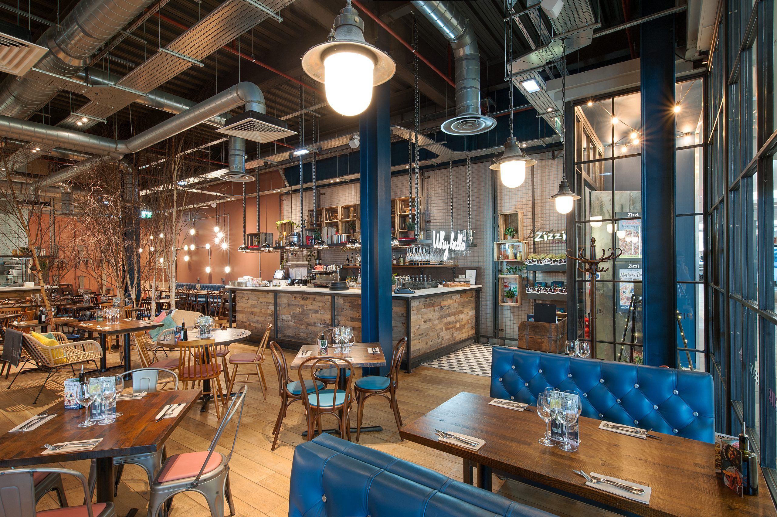 Table View facing Front Zizzi Aberdeen 