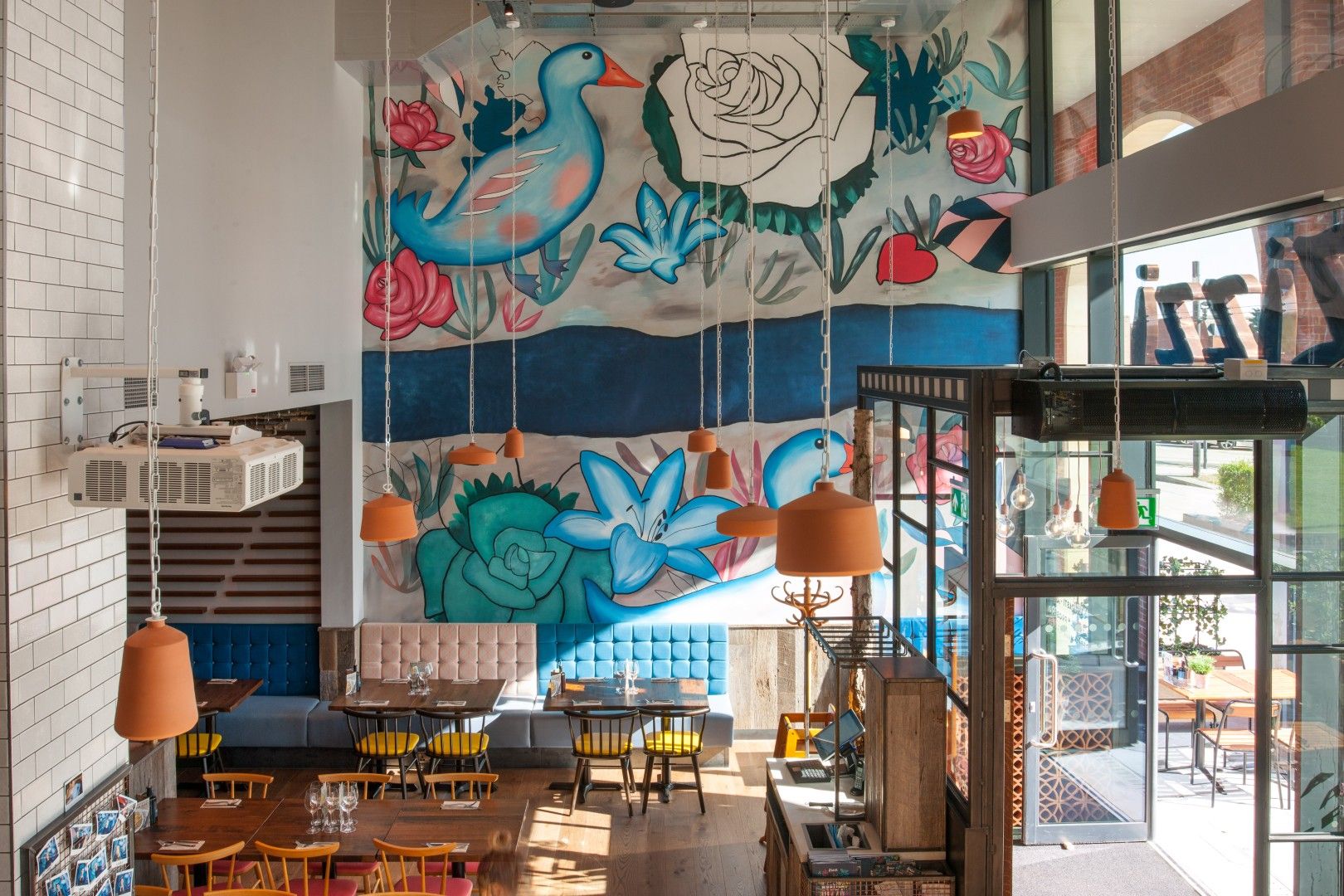 Art wall Zizzi Aylesbury 