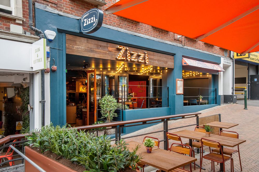 Exterior of Zizzi Bournemouth 