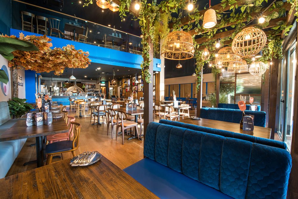 Zizzi Bristol Cabot Circus interiors 
