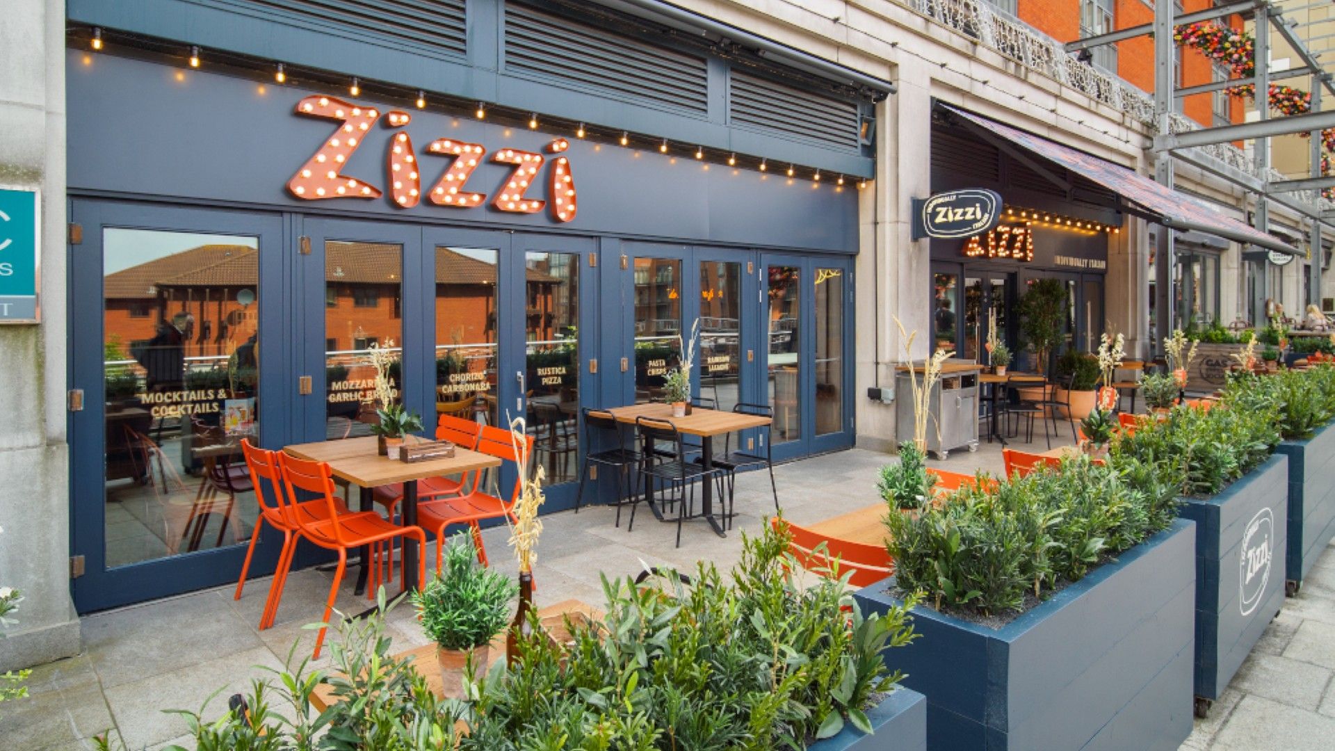 Exterior view Zizzi Birmingham Mailbox 