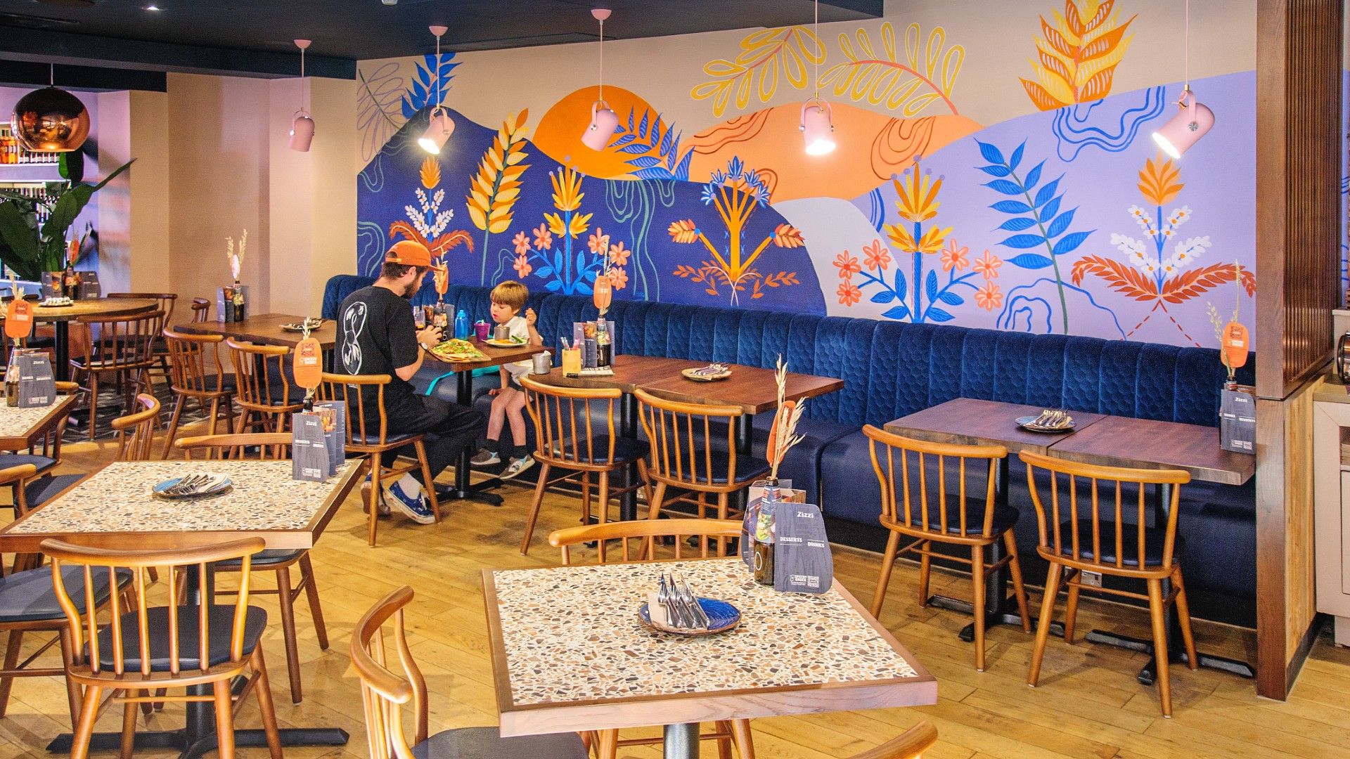 Seating area Zizzi Market Harborough 
