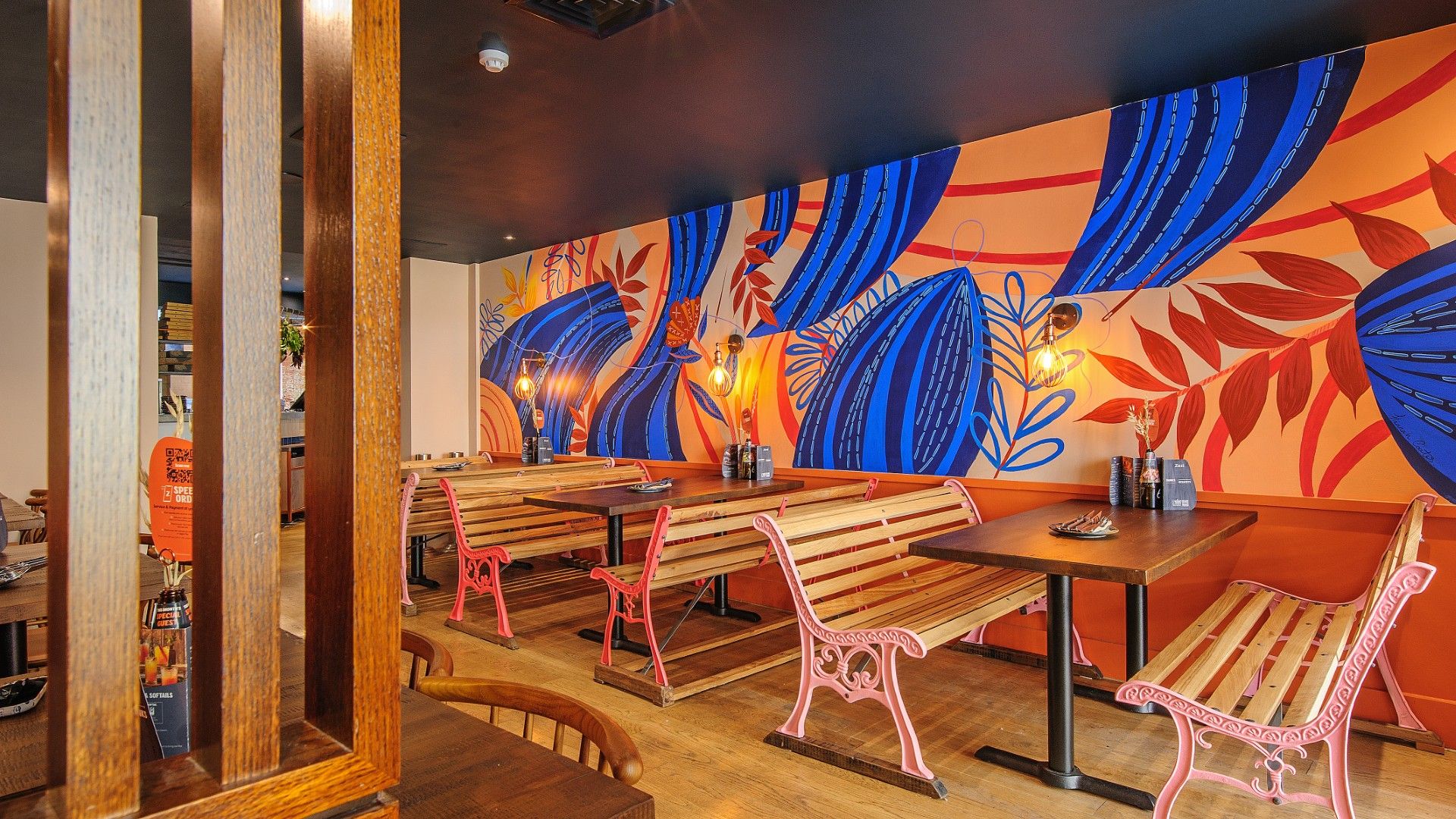 Seating area Zizzi Market Harborough 