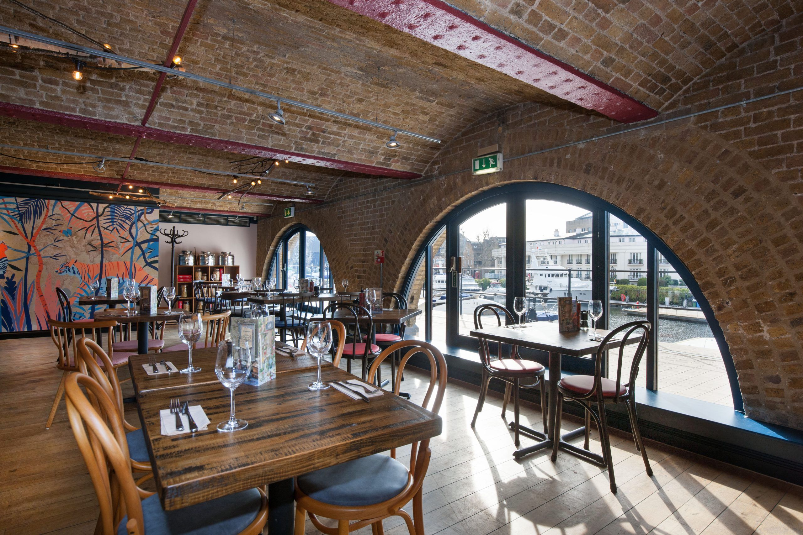 Zizzi St Katherine’s Dock. 