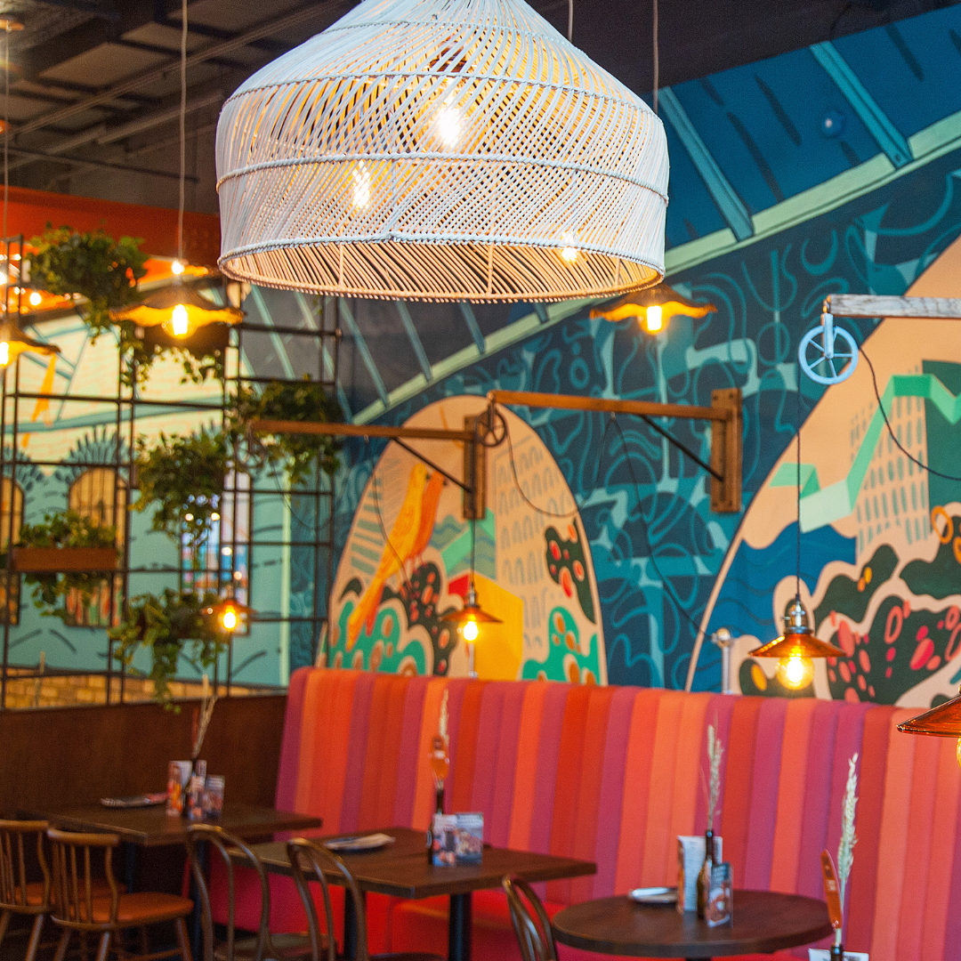 Zizzi Canary Wharf Interiors 