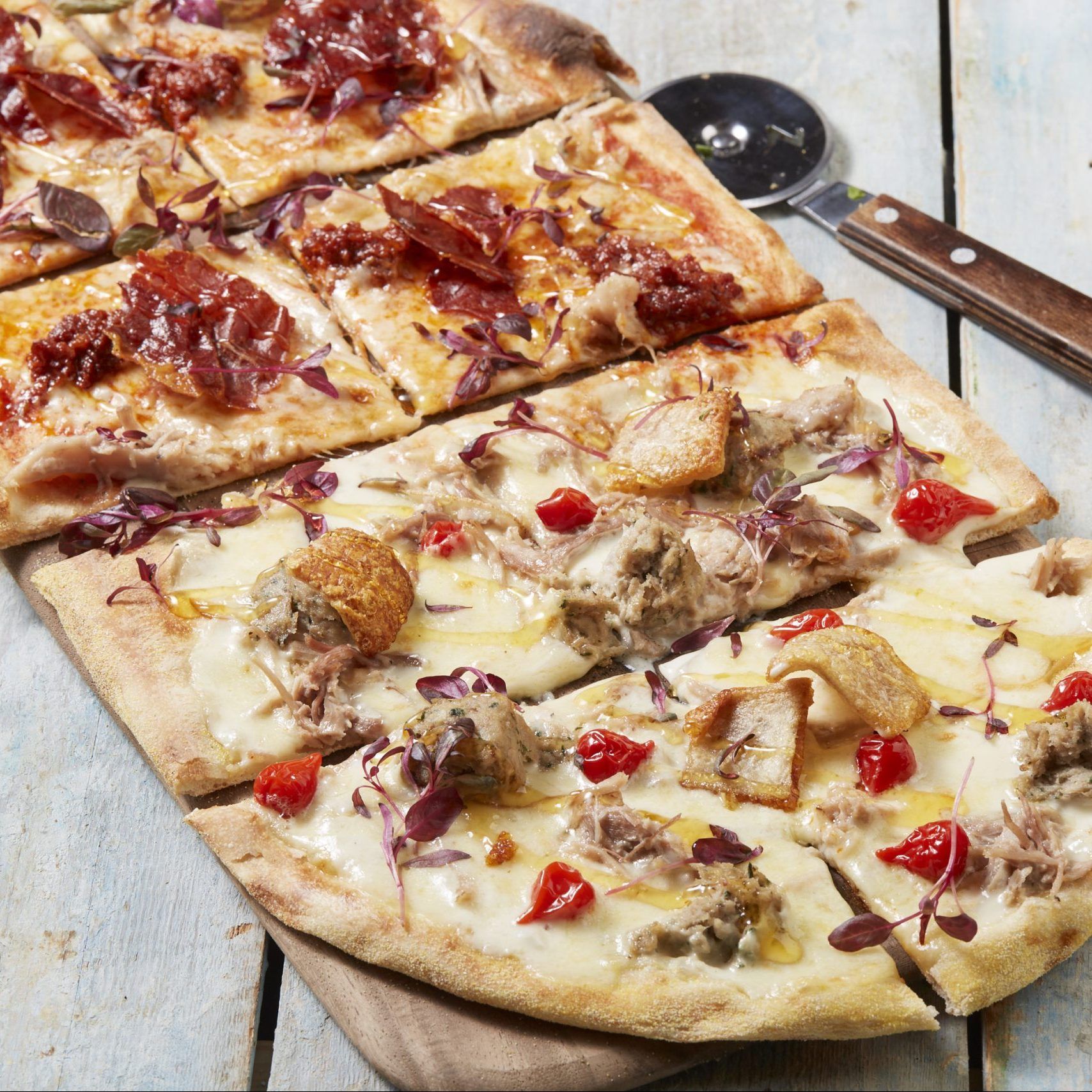 Sticky Pig pizza - Zizzi Italian restaurant 