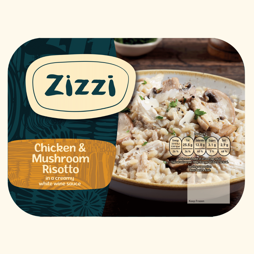 Chicken & Mushroom Risotto Retail 