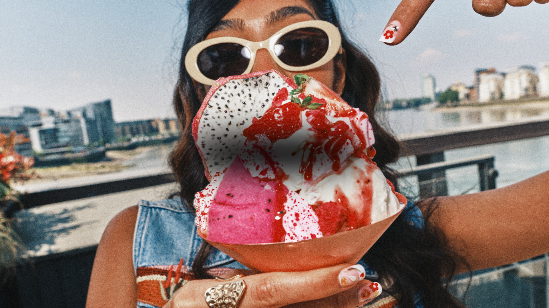 This is Summer - Dragonfruit & Wild Strawberry Sundae 