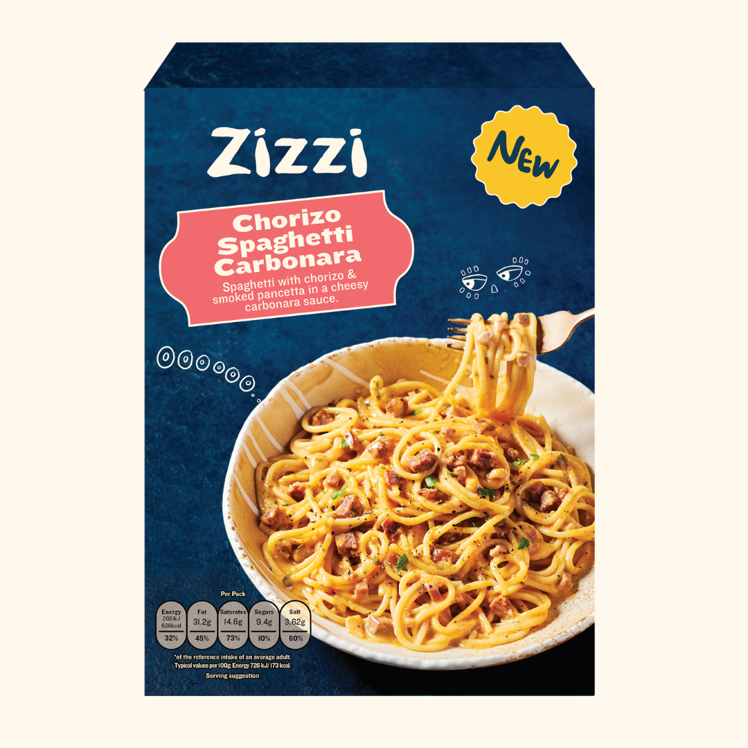 Pack shot of Chorizo Spaghetti Carbonara 