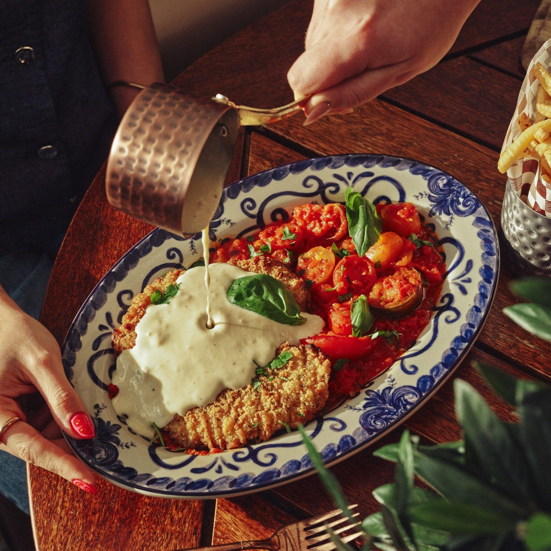 Chicken Milanese Fonduta 