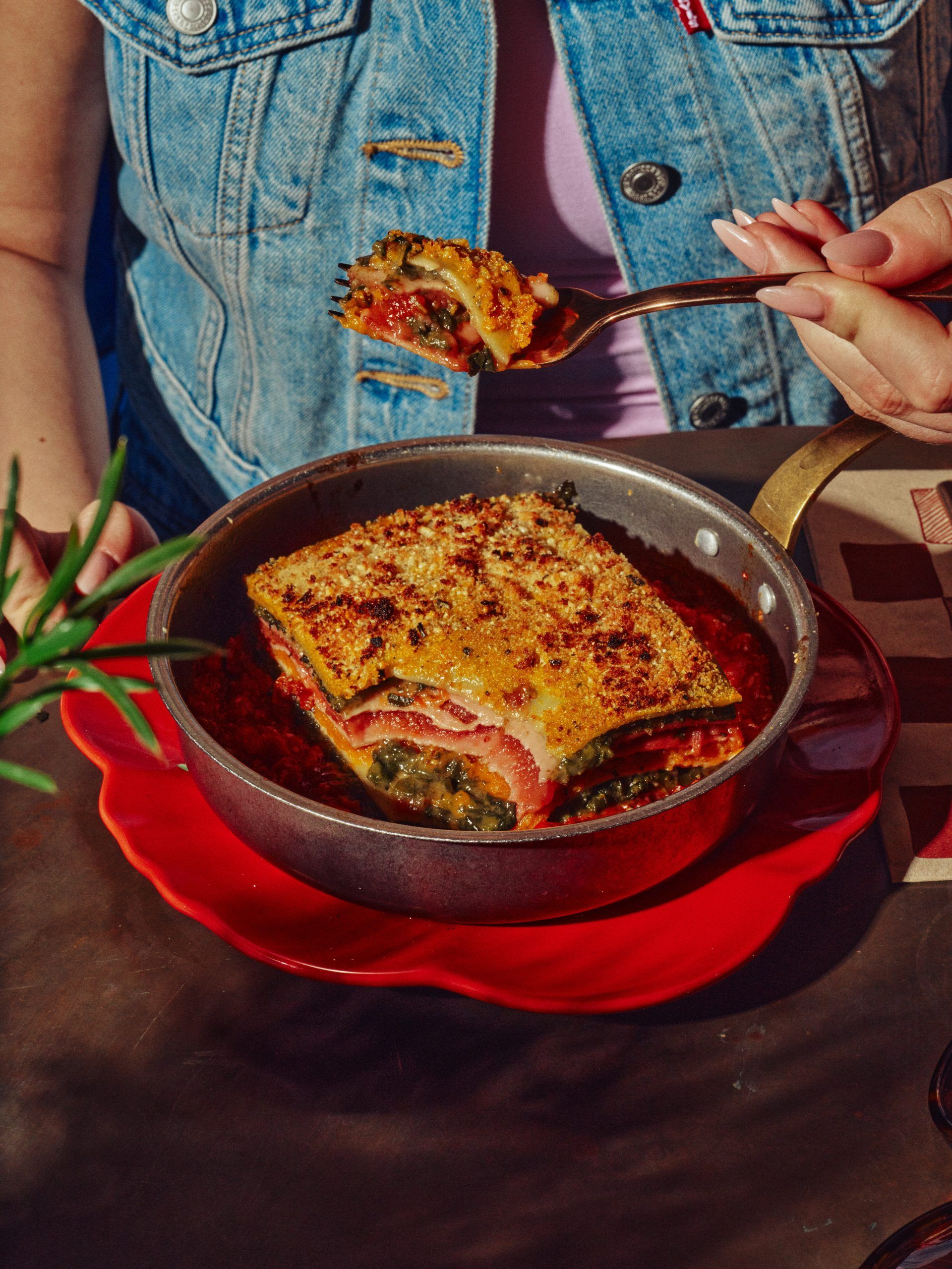 Vegan Rainbow Lasagne 