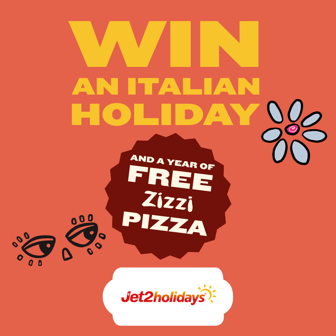 Zizzi win an Italian holiday with Jet2holidays 