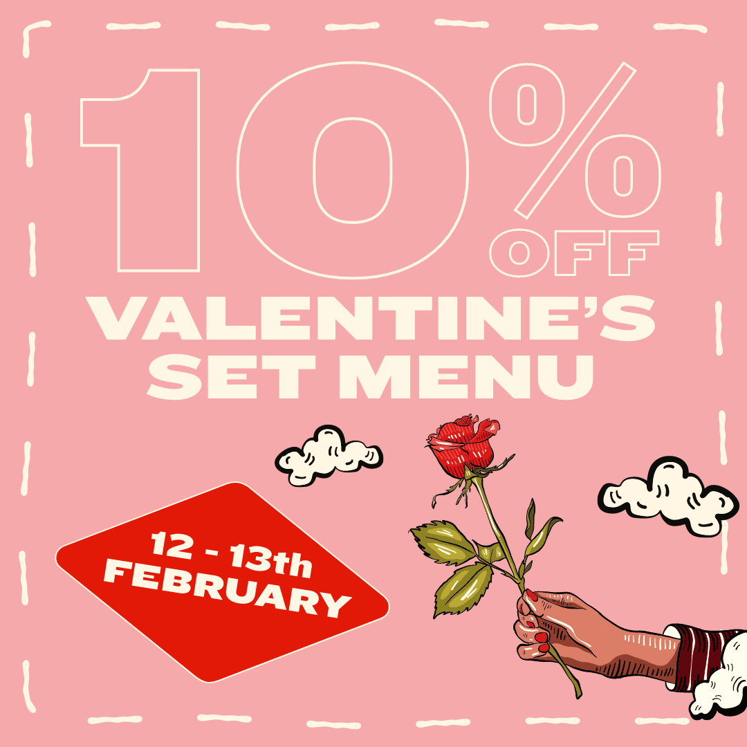 10% Off Valentine's Set Menu 