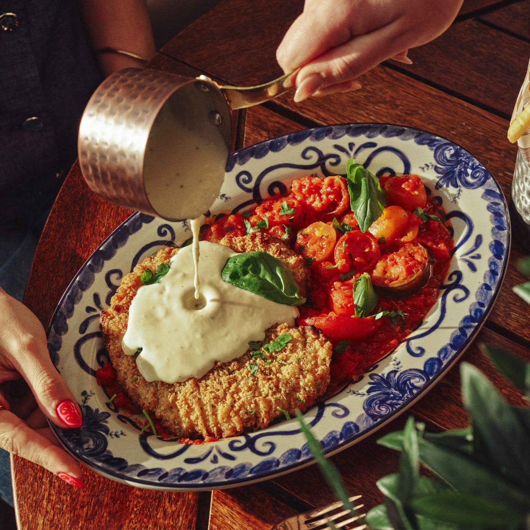 Chicken Milanese Fonduta 